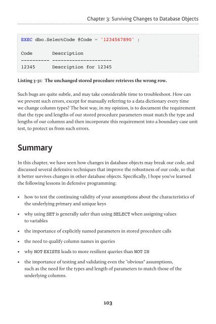 Defensive Database Programming - Red Gate Software