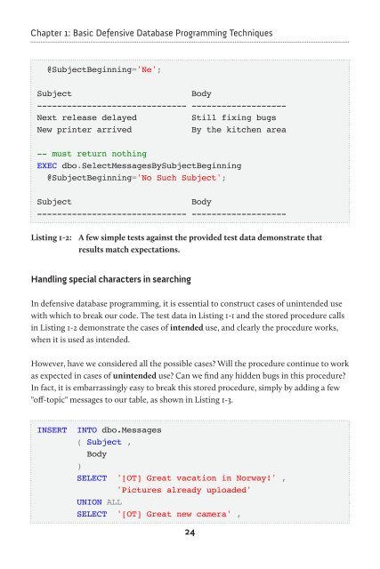 Defensive Database Programming - Red Gate Software