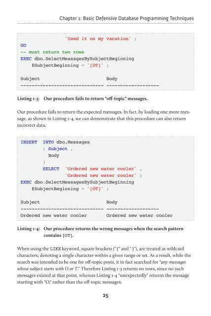 Defensive Database Programming - Red Gate Software