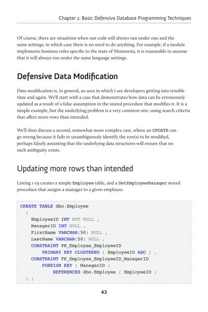 Defensive Database Programming - Red Gate Software