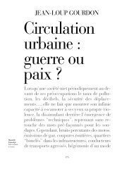 Circulation urbaine : guerre ou paix