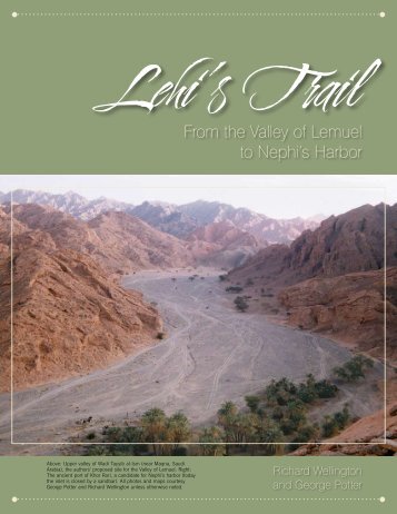 From the Valley of Lemuel to Nephi's Harbor - Ancient America ...