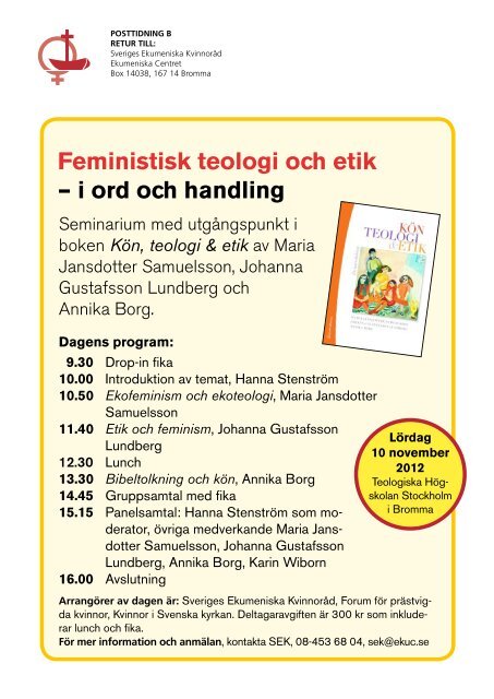 Elsa 3/2012 - Sveriges Ekumeniska kvinnorÃ¥d