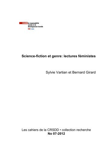 Science-fiction et genre: lectures fÃ©ministes - Chaire de ...