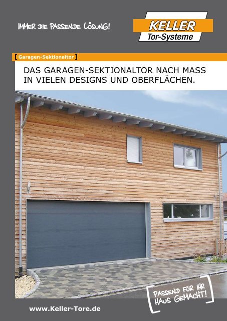 HAuS gemacht! DAS GARAGEN-SEKTIONALTOR NACH MASS IN ...