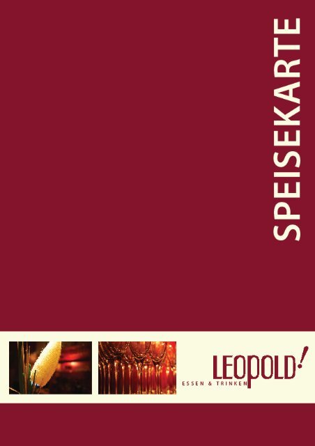 Unsere Speisekarte als Download - Restaurant Leopold