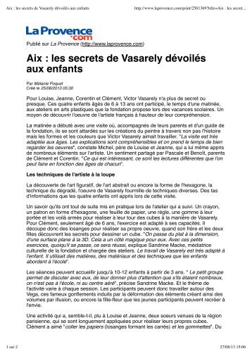 tÃ©lÃ©charger le fichier .pdf - Pierre Vasarely