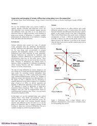 Separation and imaging of seismic diffractions using plane-wave ...