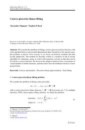 Convex piecewise-linear fitting - Stanford University