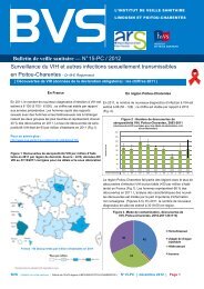 Bulletin de veille sanitaire - ARS Poitou-Charentes
