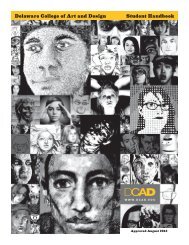 Download Student Handbook (PDF) - Delaware College of Art and ...