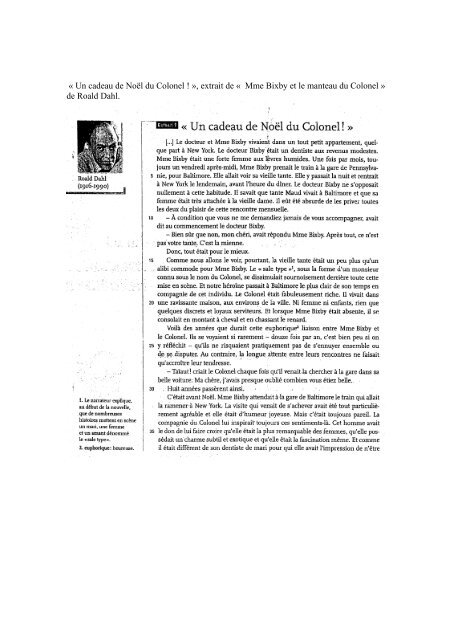 PDF Télécharger moi boy roald dahl extrait Gratuit PDF | PDFprof.com