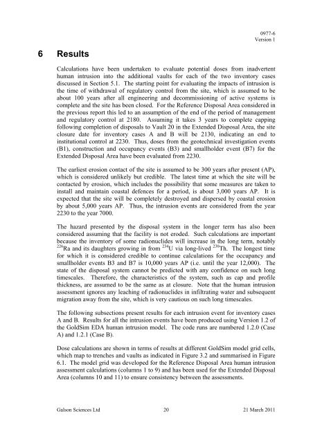 Baldwin TD and Hicks TW, Assessment Calculations for Human ...