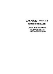 conveyer tracking board - DENSO Robotics