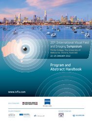 Melbourne, Australia - Imaging and Perimetry Society