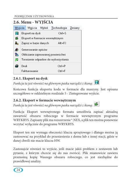 podrÄcznik uÅ¼ytkownika systemu programÃ³w wrykrys