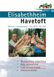 Mutter- und Kindbetreuung - Elisabethheim Havetoft