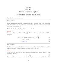 Midterm Exam Solutions