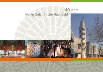 40Jahre Heilig Geist Kirche Hochdahl - Katholische ...
