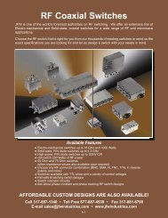 High Power Solid State Coaxial Switch - EMPOS