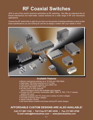 High Power Solid State Coaxial Switch - EMPOS