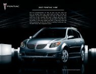 Download 2007 Pontiac Vibe Brochure - Used GMC