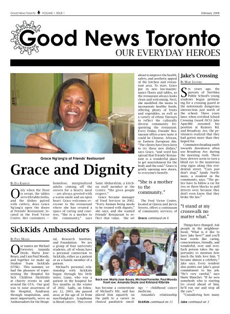 Grace and Dignity - Good News Toronto