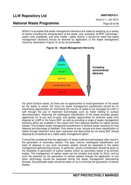 Strategic Guidance on the Management of LLW and ILW / LLW ...