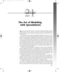 The Art of Modeling with Spreadsheets - McGraw-Hill Higher ...