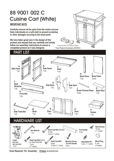 Assembly Instructions