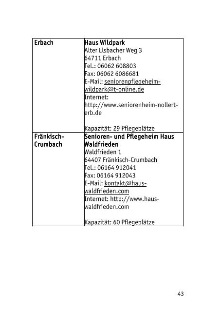 Wegweiser für Seniorinnen und Senioren im Odenwaldkreis