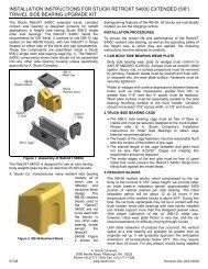 installation instructions for stucki retroxt 5400c extended (5/8â) travel ...