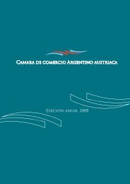 Edicion anual 2008 - CÃ¡mara de Comercio Argentino AustrÃ­aca