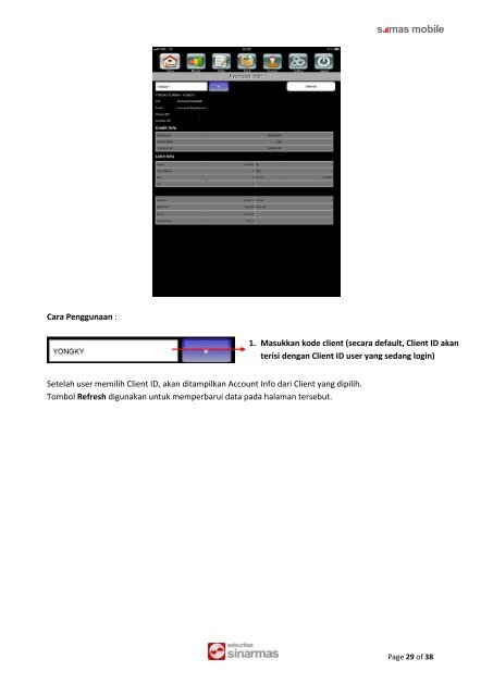 User Manual Simas Mobile untuk iPad - Sinarmas Sekuritas, PT.