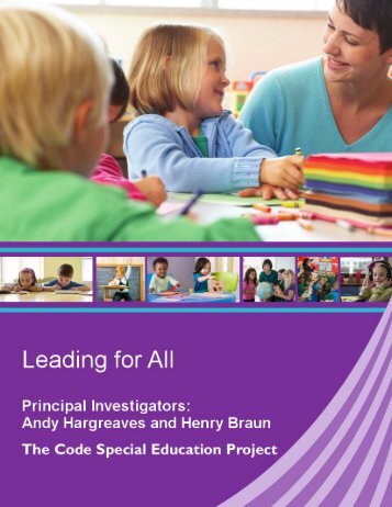 Boston College Leading for All: A research report of the ... - CODE