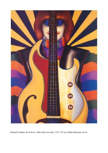 Richard Lindner, Rock-Rock, 1966, huile sur toile, 178 x 152 cm ...