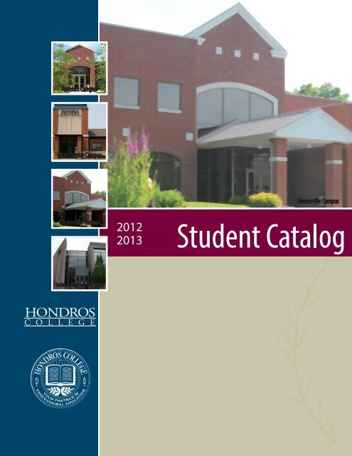 2012 2013 Student Catalog Hondros College