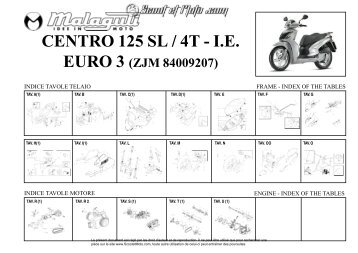 TAV. CENTRO 125 SL / 4T - IE Euro 3 - Scoot et Moto