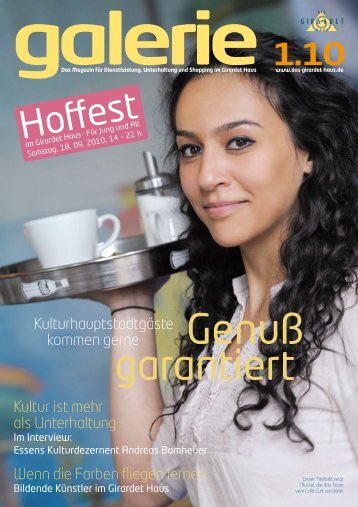 kunst interview theater literatur business personality gastronomie