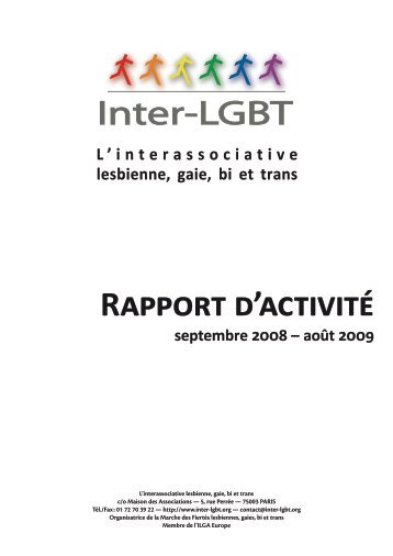 Rapport d'activitÃ© - Inter-LGBT