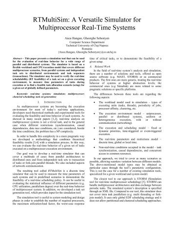 RTMultiSim: A Versatile Simulator for Multiprocessor Real-Time ...