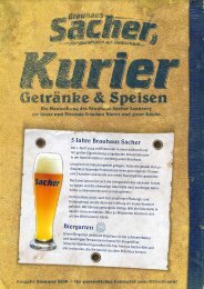 5 Jahre Brauhaus Sacher Biergarten