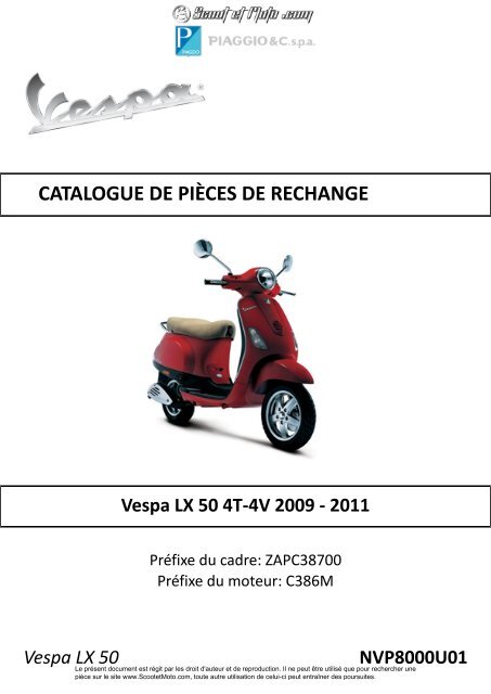 LX 50 4T 4V 2009-11 - Scoot et Moto