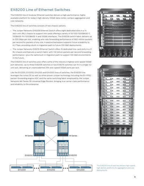 Juniper EX Series Ethernet Switches - Adtech Global