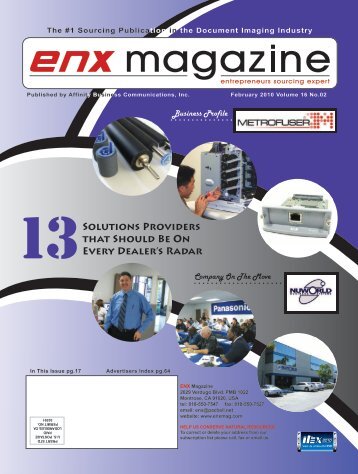 February 2010 Issue PDF - ENX Magazine