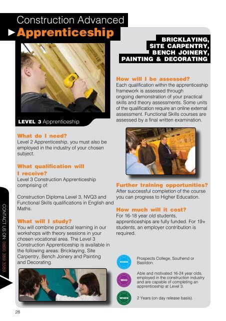 Apprenticeships Prospectus - Hays