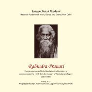 Rabindra Pranati - Sangeet Natak Akademi