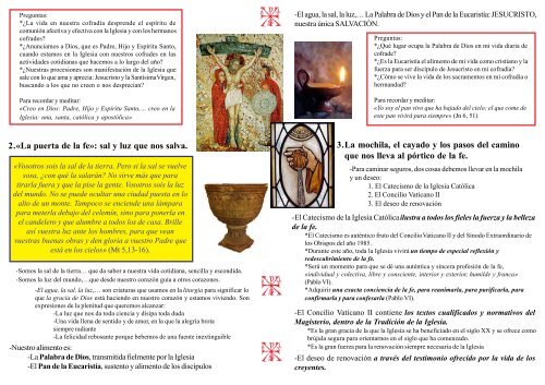 Catequesis 2-La puerta de la Fe.pmd