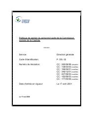 Politique de gestion du personnel cadre de la Commission scolaire ...