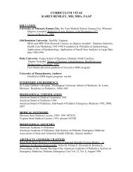 curriculum vitae karen remley, md, mba, faap - Eastern Virginia ...